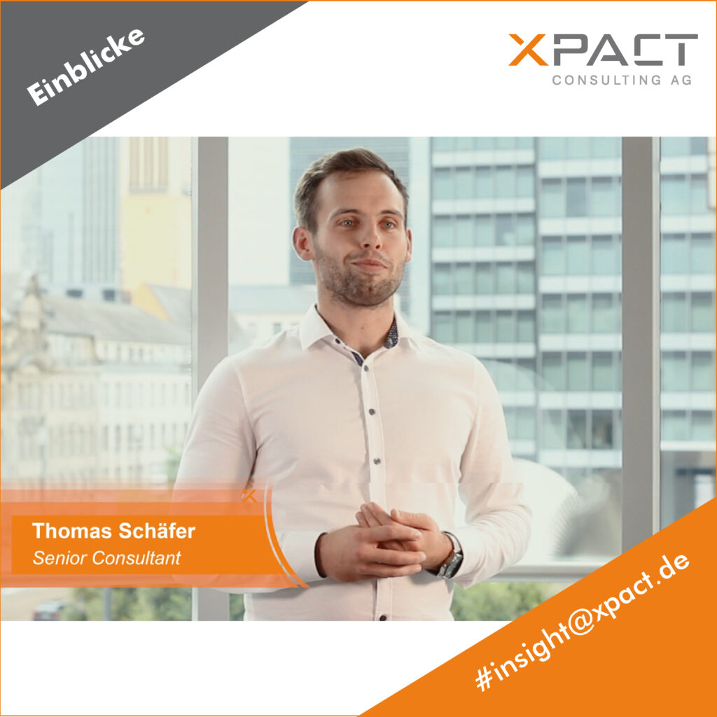 Thomas berichtet über seine Tätigkeit als Senior Consultant bei XPACT